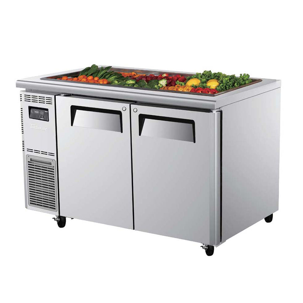 Turbo Air 2 Door Salad Prep Table (Buffet) Refrigerator W1200 x D700 x H855mm: KSR12-2(HC)