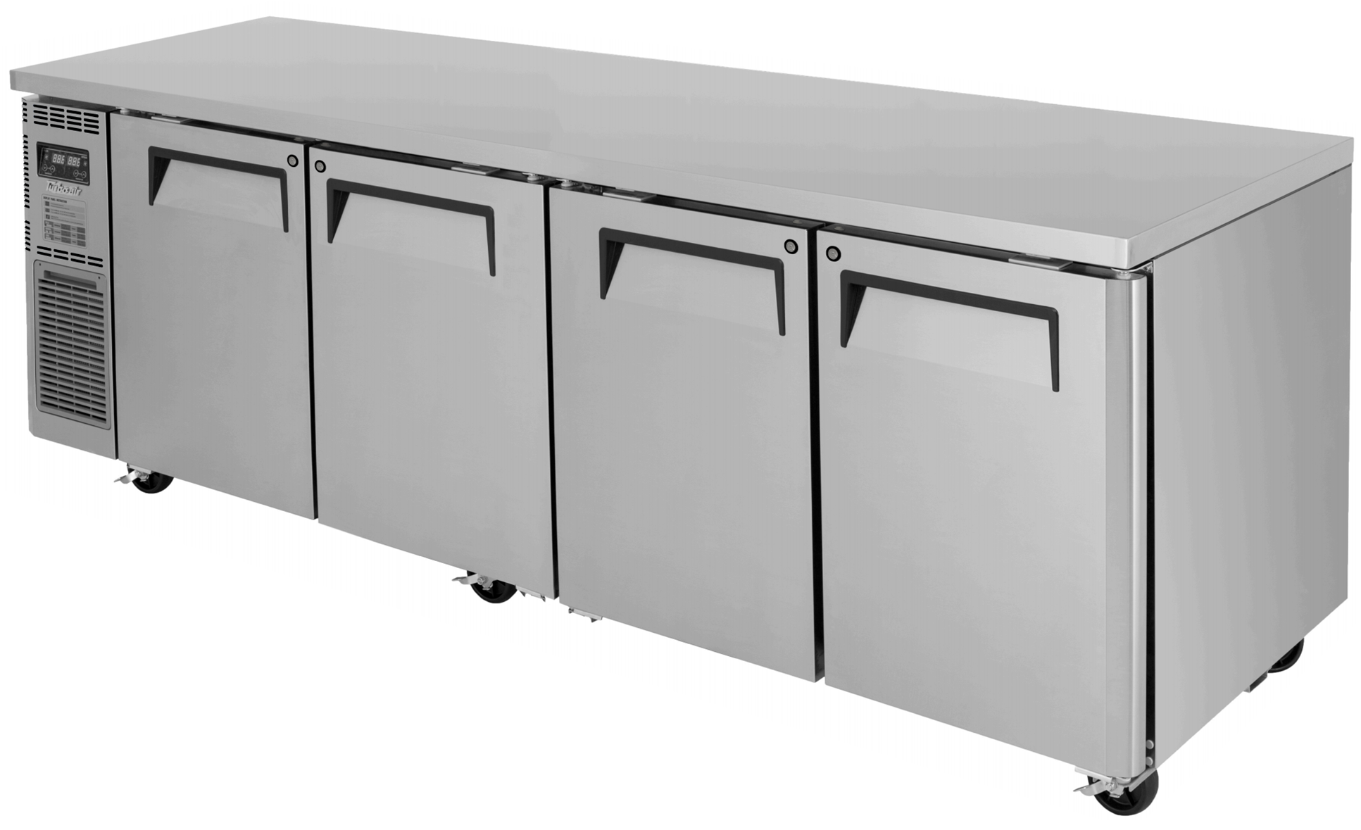 Turbo Air Undercounter 4 Door Refrigerator W2400 x D700 x H850mm: KUR24-4(HC)