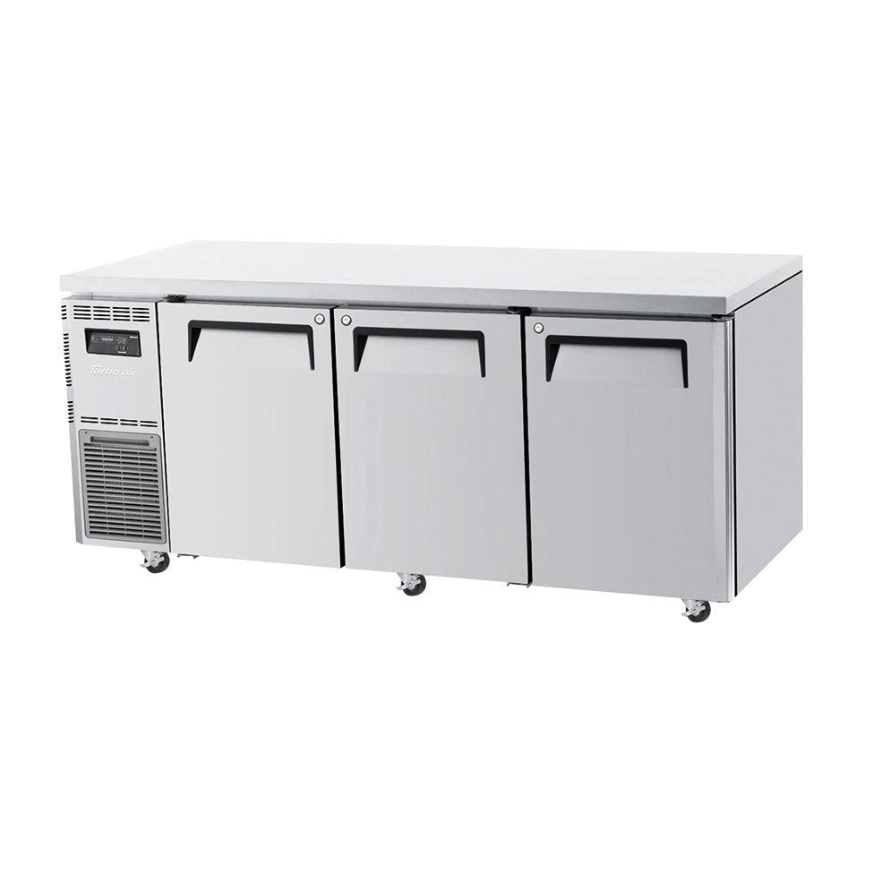 Turbo Air Undercounter 3 Door Freezer W1800 x D600 x H850mm: KUF18-3(600mm, HC)