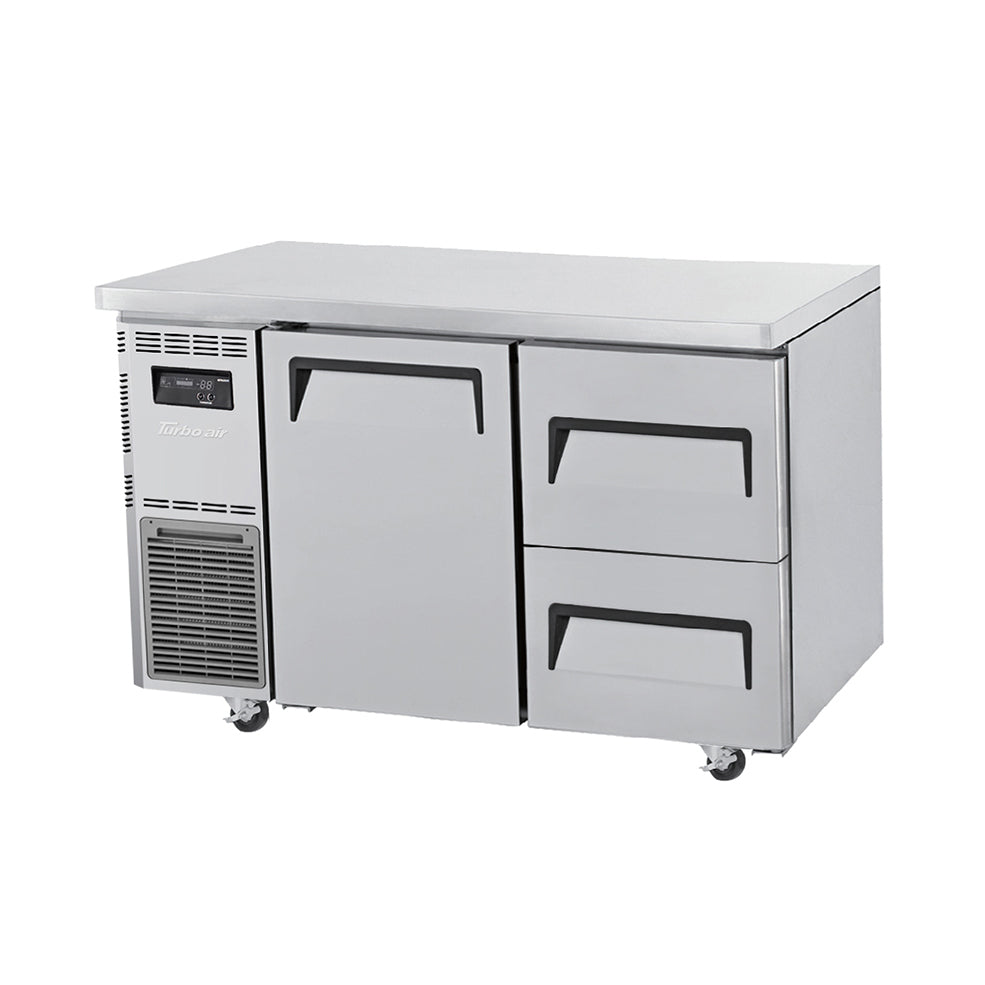 Turbo Air Undercounter 1 Door 2 Drawer Refrigerator W1200 x D700 x H850mm: KUR12-2D-2(HC)