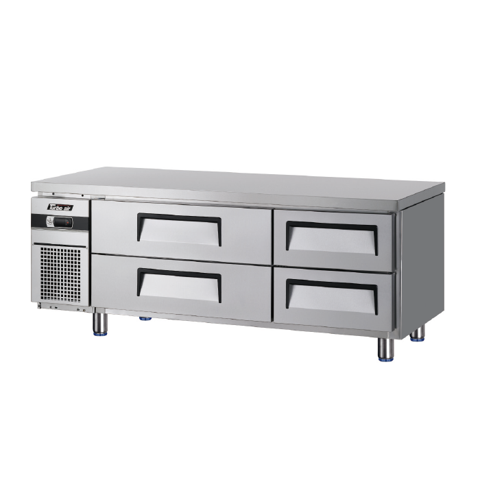 Turbo Air Chef Base 4 Drawer W1500 x D700 x H595mm: KUC15-4